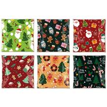 100/50pcs Kantong Kado Natal Perekat Diri, Kantong Perekat Otomatis dengan Motif Santa Claus, Pohon Natal, Manusia Salju, dan Motif Lainnya, Desain Campuran, Motif Indah, Ciptakan Suasana Liburan yang Meriah - Sempurna untuk Pesta Natal - MultiWarna - View 4