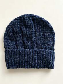 1/2/3 Pcs Pack Solid Color Simple Knitted Beanie Hat For Men, Suitable For Daily Wear Casual - Multicolor - View 12