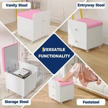Vanities & Vanity Benches - Pink - View 5