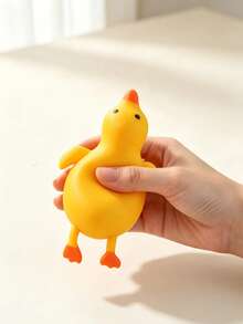 1 buah Mainan Pereda Stres Bebek Kuning Super Lembut yang Dapat Dipantulkan, Mainan Bebek Lucu untuk Diremas, Mainan Pereda Kecemasan Kreatif, Cocok untuk Pelajar dan Dewasa untuk Digunakan di Rumah dan Kantor - Kuning - View 7