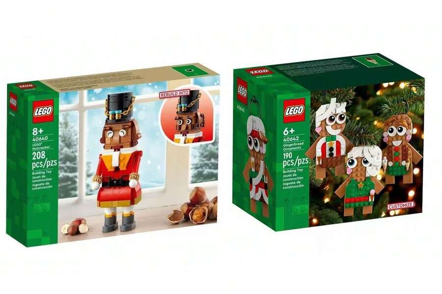 LEGO 40640 Nutcracker 40642 Cute Gingerbread Christmas Building Block Toy Gift Assembly - Multicolor - View 1