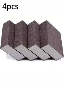2/4pcs Sandpaper Block Set, Covering Coarse To Ultra-Fine Grit, Suitable For Dry And Wet Use, Reusable And Easy To Clean, Ideal Tool For Woodworking, Furniture Making, Primer Sanding, Metal Wall Treatment, Rust Removal - A - View 2