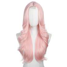 Women's 28 Inch Long Wavy Synthetic Wig, 4x1 Lace Front Heat-Resistant Fiber Wig, Natural Look, Suitable For Daily Wear, Cosplay And Party Occasions - Multicolor - View 9