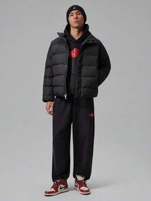 Jordan Men's AS M J FLT DOWN Down Thick Down Jacket - Long IM9162-010 - Black - View 6
