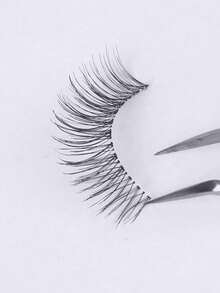 5 Pairs Natural Transparent Stem Faux Lash Manga Eyelashes, Suitable For Young Girls' Natural Simple Makeup Look - Multicolor - View 4