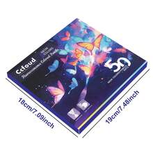 50 Fluorescent Colored Pencils High Saturation And Brightness Color Pencil Set Adult Cartoon Color Pencil - 50 Colors Fluorescent Pencils - View 4