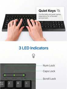 HP Z4M39PA Wired Keyboard And Mouse Combo USB/PS2 Dual Interface Office And Home Comfortable Typing Anti-Slip Scroll Wheel Slim Silent Keyboard Ergonomic Mouse - View 4