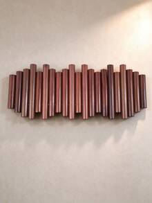 1pc Cylindrical Solid Wood Coat Rack, Wooden Decorative Wall Hook, No-Drill Storage Rack And Coat Hook, Suitable For Bedroom, Can Be Used To Store Keys, Clothes, Chains And Accessories, Suitable For Decorating Entryway, Bedroom And Living Room Walls - Multicolor - View 4