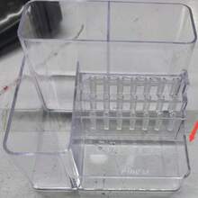 1pc Nail Drill & Bit Holder, 28-Slot Transparent Plastic Base, Suitable For Desktop Storage, Skincare Products Storage, Small Tools Storage, Professional Nail Tool Organizer Box (ABS Material) - Multicolor - View 13