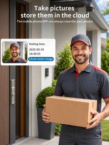 Smart Video Doorbell, Wireless Remote Home Security, Video Intercom, High-Definition Night Vision - View 10