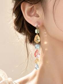 20g Mixed Clear Irregular Peach Heart Water Drop Beads DIY Bracelet Earring Handmade Jewelry Accessories - Mixed - View 7