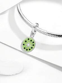 1 dây hạt quả kiwi, phù hợp làm vòng tay, dây chuyền, vòng tay và các loại trang sức DIY khác, quà tặng hoàn hảo cho phụ nữ và bé gái - hạt cườm - Xem 7