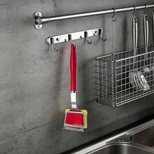Red Sponge 304 Stainless Steel Bristle Free Grill Brush With Scraper Steam Clean For BBQ Cooking Grates - B - View 1
