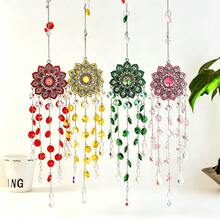 1pc Mandala Flower Tree Of Life Crystal Suncatcher Garden Light-Collecting Decor Birthday Party Decoration - Hanging Ornament - View 6
