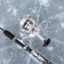 KecchKrezing Fishing Set Telescopic Ice Fishing Rod With Ceramic Guides Smooth Line Casting EVA Anti-Slip Handle Spinning Reel Metal Spool Smooth Line Retrieval Lure Bait Strong Fishing Line Tackle Bag Storage - Black - View 6