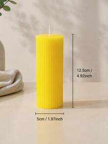 1pc Yellow Gear Shaped Smokeless Soy Wax Decorative Candle, Home Decor, Wedding Party Banquet Tabletop Ornament, Create Romantic Atmosphere, Gift For Women - A - View 13