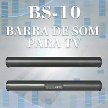 Caixa de Som Potente de 20W Compatível com Televisão, Computador e Notebook - Som de Alta Qualidade para o Ambiente Doméstico - Preto - Visão 2