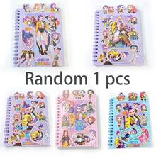 KPop Demon Hunters K-Pop 3-Fold Wrap Notebook, Anime Diary With Rumi, Mira, Lumi And Demon Huntresses Group, Includes Sticker Set, Portable Notebook And Desktop Decor, Suitable For School Use, Fan Collection And Party Souvenir - Multicolor - View 7