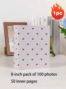 200/100 Pages Large Capacity Creative Photo Album, 6/8 Inch Fabric Surface, Suitable For Family, Fashion Wedding And Family Photo Memory Book, Living Room, Office Decoration, Mother's Day Spring Gift - Multicolor - View 22
