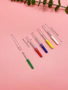 [4/5pcs/Pack]Small Metal Seam Ripper With Protective Cap, Includes Plate/Full Color, 2 Styles Available, Sharp And Easy To Use, Suitable For Sewing Correction, Clothing Alteration, Embroidery Rework And More - Small Seam Ripper - View 11