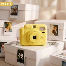 Set Kamera Instan Popoto, Eksposur Otomatis, Flash Terintegrasi, Jendela Bidik Tengah untuk Fotografi Tanpa Offset, Rekam Konser, Wisuda, Prom, Momen Kembali ke Sekolah (Baterai Tidak Termasuk) - View 8