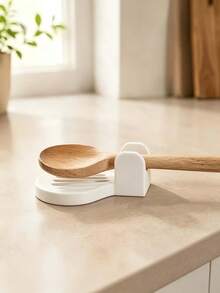 Round Drip Tray With Dual Curved Handles, Can Hold Spatulas And Ladles, Water Collection Basin For Soup And Sauce, Suitable For Kitchen Countertops, Minimalist Kitchen Storage Decor - Multicolor - View 2