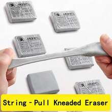 3/6/9‑Pcs Art Kneaded Eraser, Malleable Sketch Eraser, For Blending, Highlighting, Shading, Smoothing, Brightening In Painting, Design And Sketching - Modeling Clay - View 3