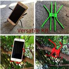 Portable Spider Design Phone Stand, Smartphone Tablet Holder, Flexible Display Stand, Universal Support Bracket - A - View 1
