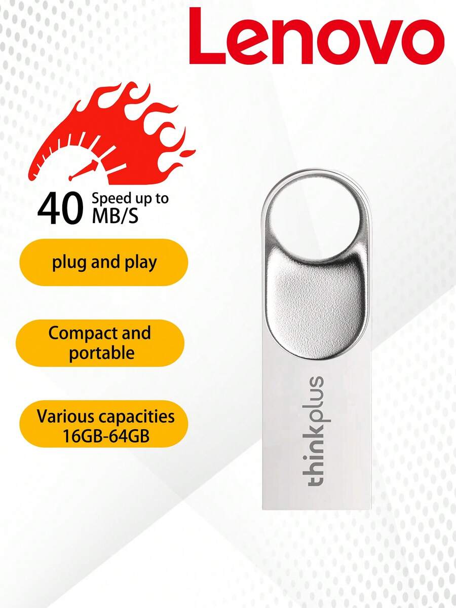 Lenovo ThinkPlus USB Flash Drive TU201PLUS 8GB/16GB/32GB/64GB USB2.0 ...