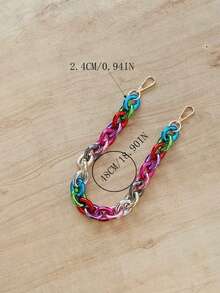 Bag Chain Pendant, Bag Strap Extender Chain - Multicolor - View 3