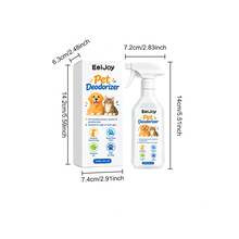 120ml Pet Deodorizer Spray, Gentle Pet Odor Neutralizer For Dogs & Cats, Powerful Deodorizing Freshener, Suitable For Carpet Sofa Pet Bed, Pet Friendly Formula(Two Package Styles Will Be Shipped Randomly) - Pet Deodorizer - View 3