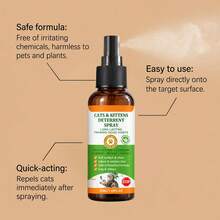 50ml Cat Repellent Spray, Anti-Scratch Anti-Bite Cat Training Spray, Gentle Formula Suitable For Indoor And Outdoor Use, Prevents Cats From Scratching Furniture And Sofas, Pet Behavior Corrector - Cat Anti-scratch Training Spray - View 9