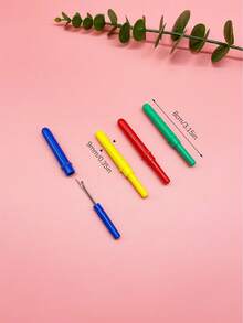 [4/5pcs/Pack]Small Metal Seam Ripper With Protective Cap, Includes Plate/Full Color, 2 Styles Available, Sharp And Easy To Use, Suitable For Sewing Correction, Clothing Alteration, Embroidery Rework And More - Small Seam Ripper - View 13