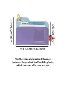 Card Holder Keychain Multi-Slot Card Holder, Spring Rope Strap With Hollow Metal Butterfly & Heart Pendant, Colorblock Layered Card Sleeve; Suitable For Students, Office Workers, Can Store Campus Card, Access Card, Daily Commute, Campus Travel, Valentine's Day, Birthday Gift, Sweet Cool Y2K Style Portable Storage, Creative Small Gift For Best Friends - Multicolor - View 11