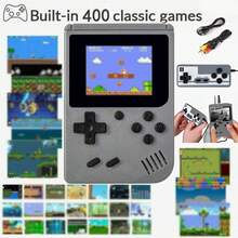1 pieza Consola de juegos portátil retro Macaron Mini 400-en-1 con pantalla grande, 400+ juegos clásicos, conexión a TV y varios colores disponibles - Multicolor - Ver 24