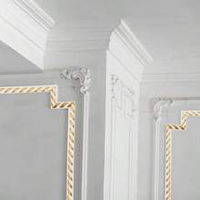 1PC 12MM*1/3/5M/39.37/118.11/196.85IN PVC Self Adhesive Molding Trim Flexible Decorative Strip For Mirror Frame Ceiling Wall TV Background - Multicolor - View 11