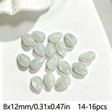 14-16pcs Teardrop Shaped Loose Beads 8x12mm DIY Jewelry Handmade Beading, Suitable For Bracelet, Necklace, Earring Making - 8*12mm Teardrop Beads - View 14