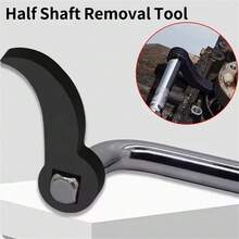 3pcs Pry Bar Wrench Adaptor Head 1/2" Inch Drive Steel Crowbar Adapter Removal Tool - Bull-horn Style CV Axle Removal Tool - View 4