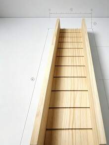 Guinea Pig Wooden Stairs Hamster Climbing Ladder Slide Guinea Pig Wooden Platform Fixed Pet Climbing Ladder Rabbit Wooden Stairs - one-size - View 3