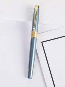 1pc Custom Engraved Gold-Tone Ballpoint Pen, Vintage Style. Personalized Name, Quick-Dry Black Ink, Smooth Writing For Office And Gifting. - Multi-color - View 14