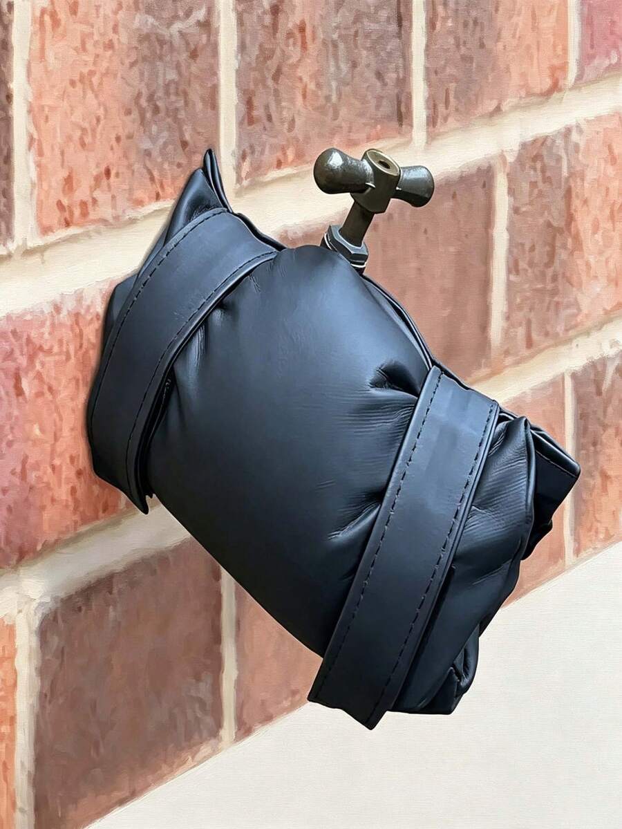 Winter Outdoor Faucet Cover - Professional Version, High-Strength Winter Frost Protection, Easy To Install And Remove, For Winter Frost Protection, Pipe Insulation, Faucet Frost Cover, Black