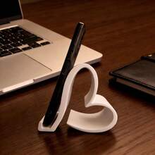 1pc Heart-Shaped Universal Phone & Tablet Stand, Cute Desktop Decor, Creative Gift For Birthday, Wedding, Bridesmaid Party - A - View 5