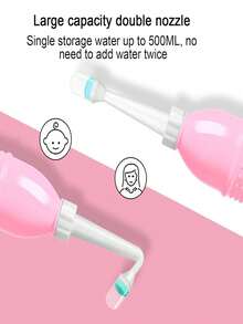 New Portable Travel Handheld Wash Bottle, Leak-Proof Personal Cleaning Spray Bottle, 350ml/500ml, 3 Colors Available, Convenient Sitz Bath Cleaning Tool, Camping Essential, Bathroom Accessory, Bathroom Tool, Halloween Gift, Christmas Gift - Multiple Styles - View 2
