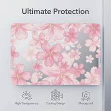 1pc Transparent Crystal Shockproof Protective Case, Suitable For MacBook/Matebook, Fully Transparent Hard PC Shell, With Heat Dissipation Holes, Snug Fit Laptop Shell, Compatible With 13 Neo/13.3 Air/13.3 Pro/13.6Air/14.2 Pro/15Air/16.2Pro/D16/14 Ultra - View 2