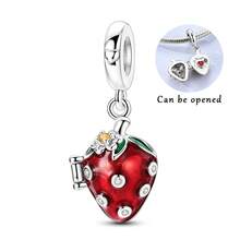 Cuentas de colgante de moda chapadas en plata para hacer joyas DIY, diseño de mascota linda de gato y perro para viajes, estilo unisex, accesorios para mujer, gato, pez, oso, fresa, pirámide, piloto, zapatillas de ballet, avión, equipaje, pasaporte, árbol de la vida, nudo celta, cuentas con Charm, adecuadas para hacer pulseras y collares originales DIY, regalo para mujeres, familia y amigos - Plateado - Ver 35