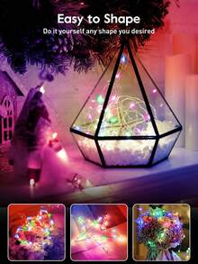 10pcs Mini LED Fairy Lights - Battery Powered, Twinkling Effect, Suitable For Gift Packaging Decoration, Christmas And Mother's Day Decoration - Multicolor - View 9