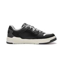LI-NING COMMON 80S Sepatu Athleisure Pria Profesional Olahraga Toko Resmi Terpercaya AGCW231 - Hitam/Abu-abu Senyap - View 4