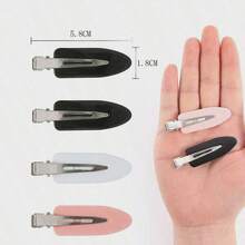 No Bend Hair Clips, Seamless Crease-Free Makeup Hairpins For Styling & Bangs, Hair Barrettes Duckbill Clips For Women & Salon Application - Multicolor - View 4
