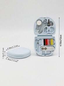 Portable Mini Sewing Kit, Foldable Design, Suitable For Beginners, Travelers And Emergency Clothing Repair; Includes Sewing Supplies And Accessories, Ideal Gift And Travel Essential. - Multicolor - View 9