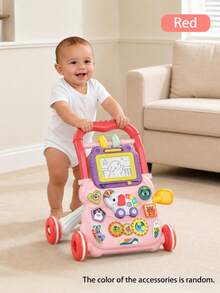 Multifunctional Baby Walker, Anti-Tip, Music, Piano Panel And Shape Gears, ABS Material Learning Toy, Suitable For 0-18 Months Infants, Birthday And Christmas Gift - Multicolor - View 13